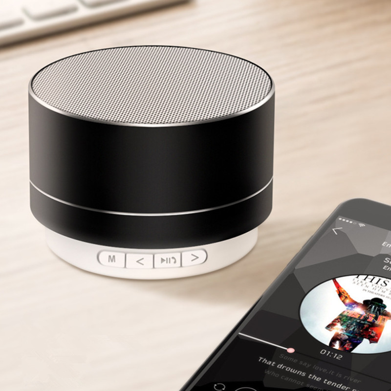 A10 Wireless Bluetooth Audio Small Steel Cannon Subwoofer Mini Portable Gift Card Bluetooth Speaker