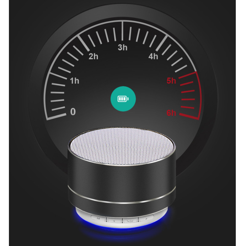 A10 Wireless Bluetooth Audio Small Steel Cannon Subwoofer Mini Portable Gift Card Bluetooth Speaker