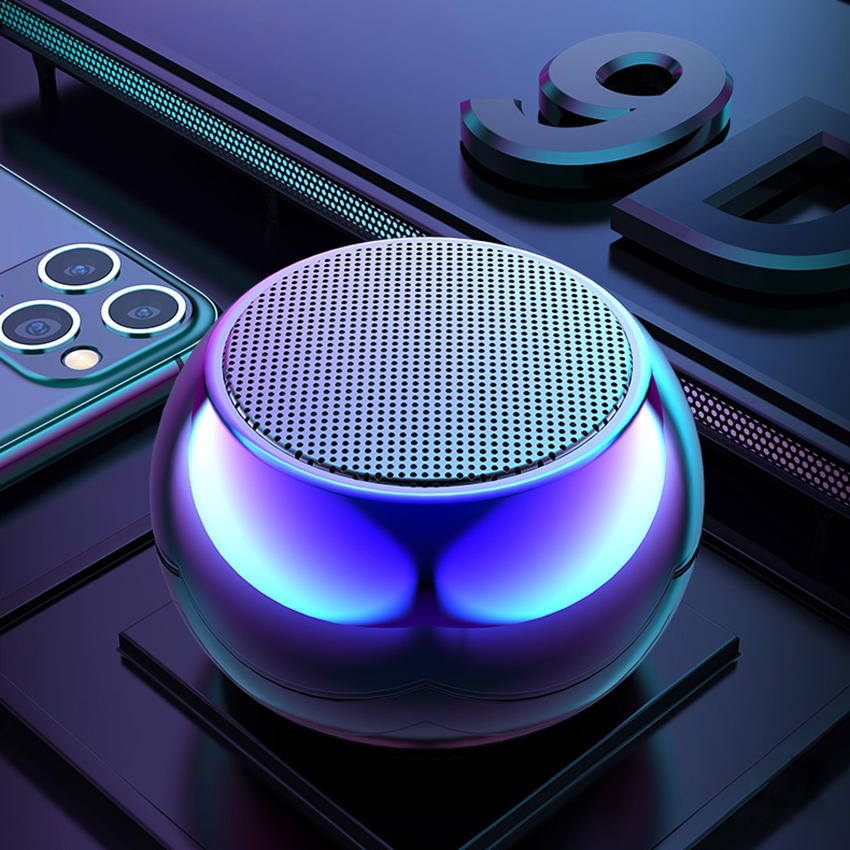 Portable bluetooth 5.0 speaker small true wireless stereo speaker with microphone for smart phone