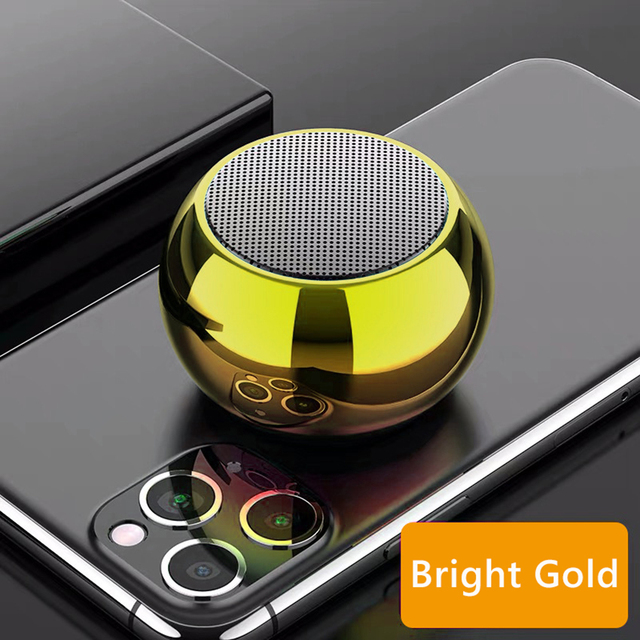 Portable bluetooth 5.0 speaker small true wireless stereo speaker with microphone for smart phone