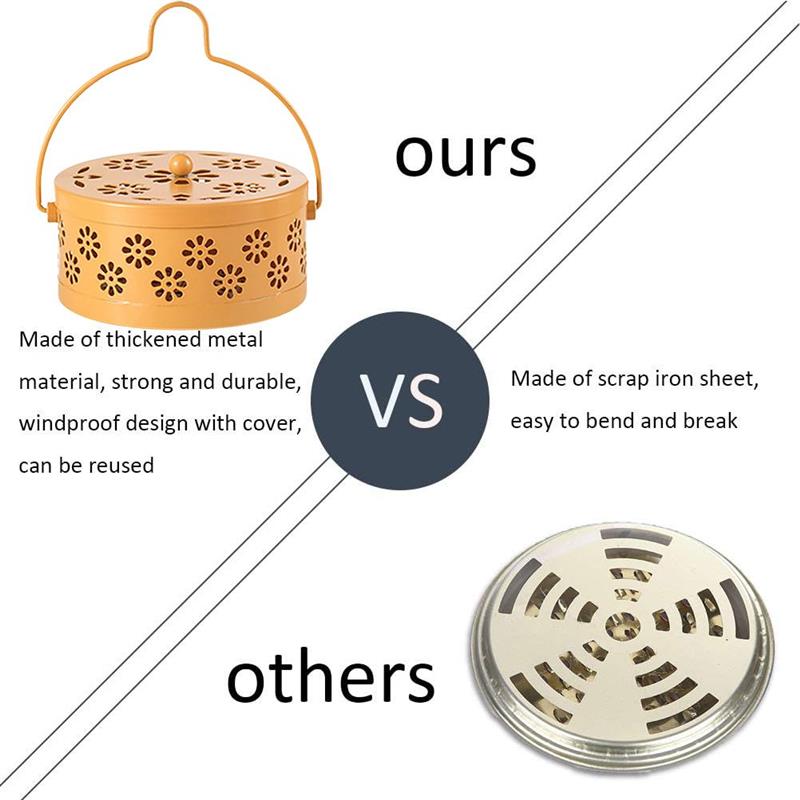 Multifunctional Hollow Mosquito Repellent Incense Holder Mosquito Repellent Incense Coil Container