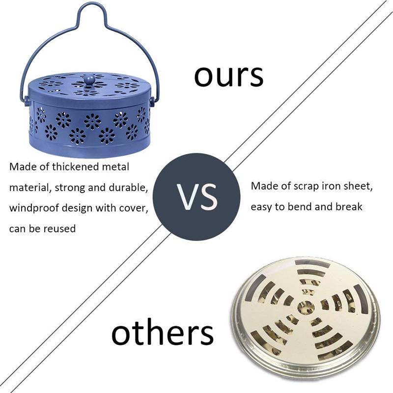 Multifunctional Hollow Mosquito Repellent Incense Holder Mosquito Repellent Incense Coil Container