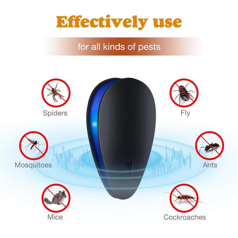 Cockroach Pest Rats Reject Repellent Electronic Mosquito Killer Ultrasonic Anti Mosquito Insect