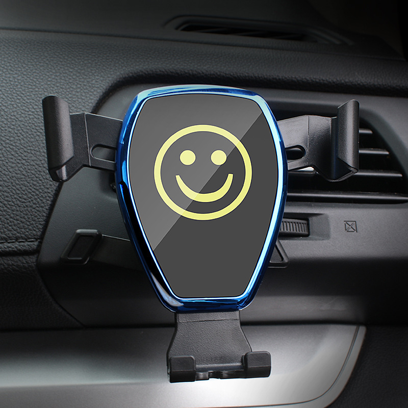 Gravity sensor vehicle outlet cell phone support.Single hand operation automatic car phone holder