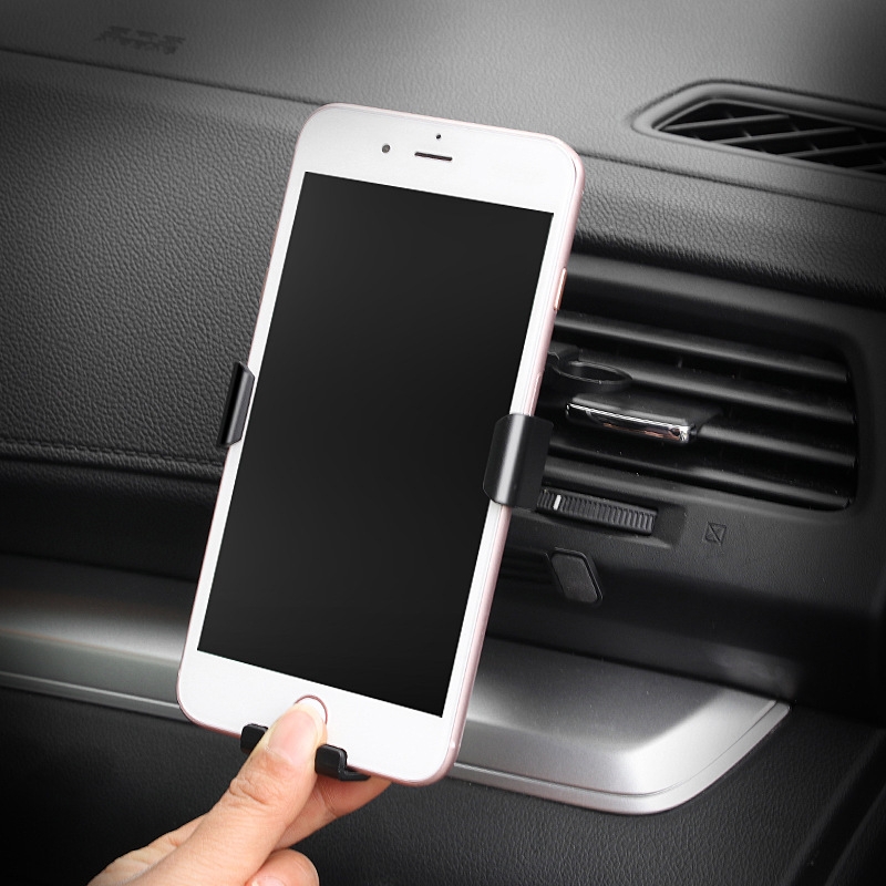 Gravity sensor vehicle outlet cell phone support.Single hand operation automatic car phone holder