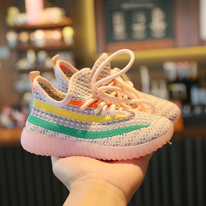 Children's Tennis Sports Running Shoes Boy Girls Casual Sneakers Baby Breathable Athletic