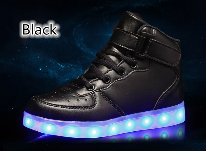 10 Colors USB Charging Led Luminous Glowing Sneakers Children Shoes Light Up Kids Girls Boys Boots