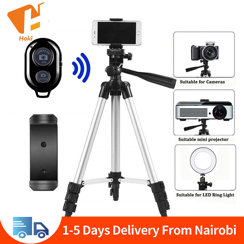 Tripod Mobile Camera Tripod Bluetooth Selfie Stick Stand Monopod Phone Holder Smartphone Tripod