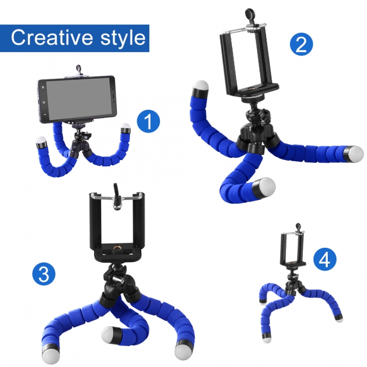 Flexible Octopus Bubble Tripod Holder Stand Mount For Mobile Phones, Digital Camera