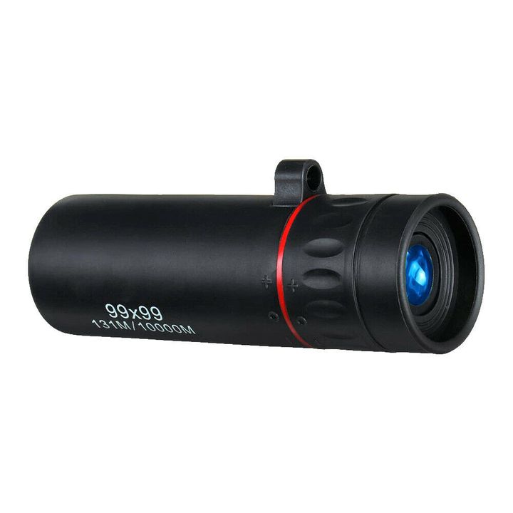 99x99 Monocular Telescope Light Night Vision Zoom + Simple Clip Sightseeing-