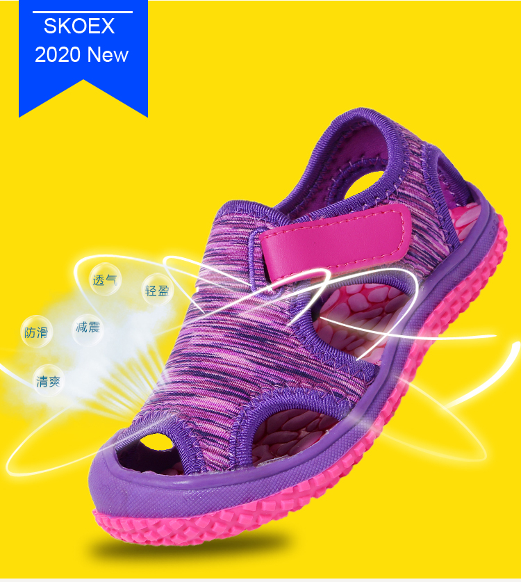 kid 's shoe Sandals Childrens Aqua Sport Sandals Soft Non-slip Toddler Infant Shoes