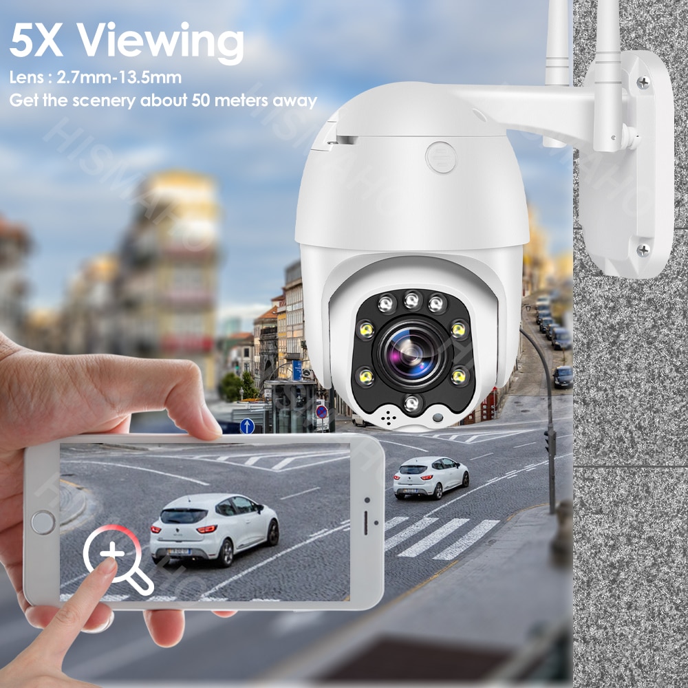 Smart Life WiFi IP Camera Outdoor 3MP HD CCTV Camera PTZ Dome Camera Home Security Surveillance