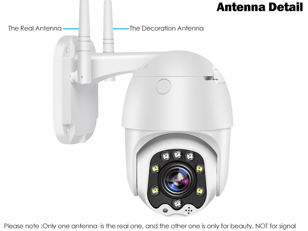 Smart Life WiFi IP Camera Outdoor 3MP HD CCTV Camera PTZ Dome Camera Home Security Surveillance