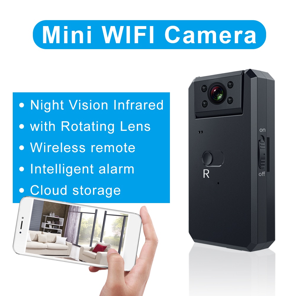 5MP Mini IP Camera WiFi 4K Wireless Micro Camera Remote Monitor Camera Tiny Video Recorder Motion-D