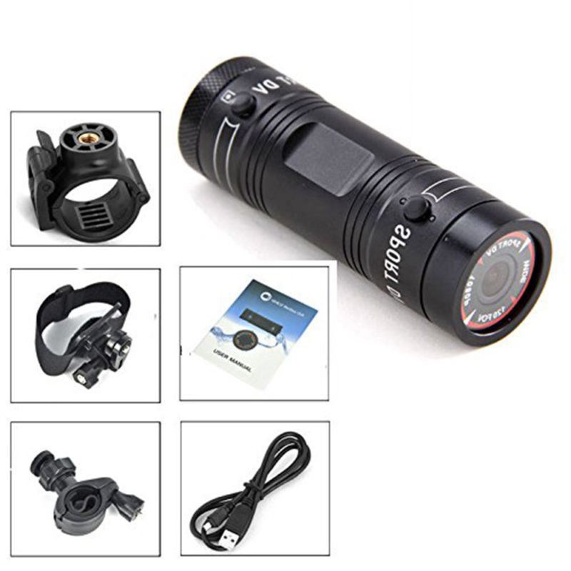 Mini F9 HD Bike Motorcycle Helmet Sports Action Camera  Car Video Recorder auto vehicle