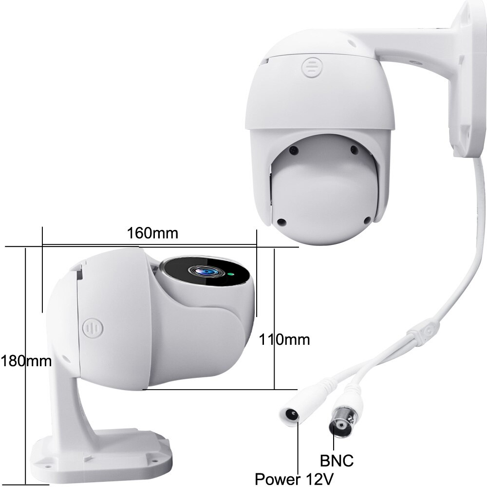 Outdoor PTZ Camera AHD 2.0MP 1080P CCTV Analog Camera Speed Dome Security System Waterproof Surveill