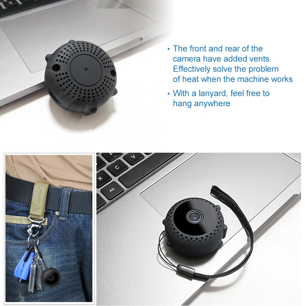 smart Mini Wifi Camera Action Espia Camaras Invisible Night Vision Body IP Camera Car Surveillance