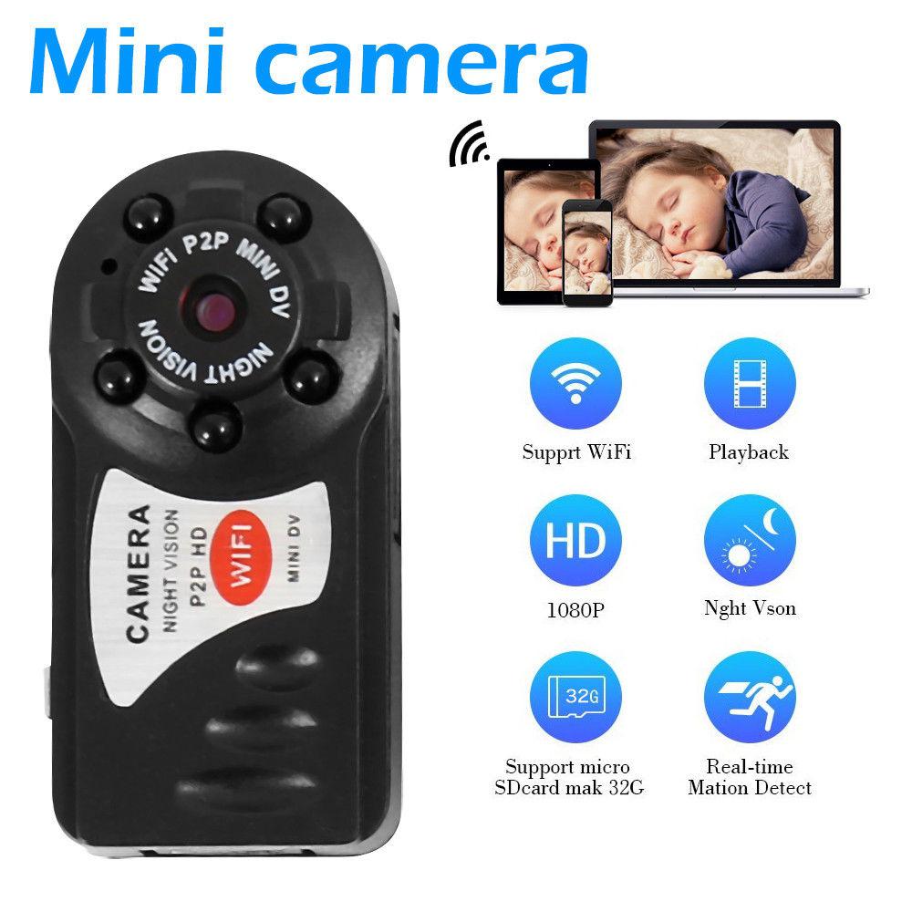 Mini WIFI Camera 720P HD Wireless DV DVR IR Night Vision Cam Recorder Security Surveillance SPY Cam