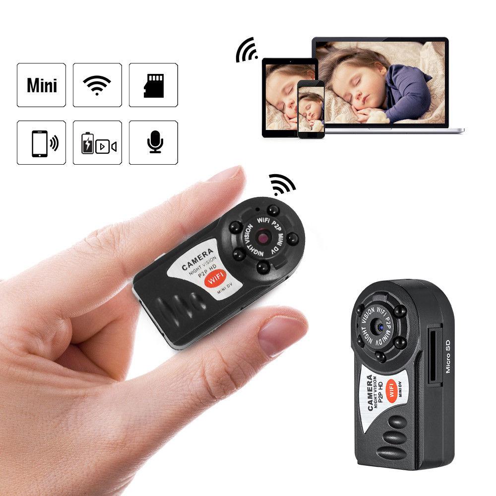 Mini WIFI Camera 720P HD Wireless DV DVR IR Night Vision Cam Recorder Security Surveillance SPY Cam