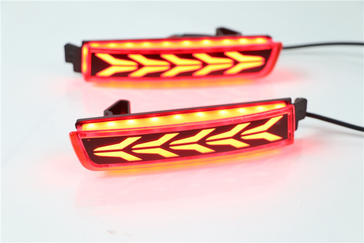 2pcs For Infiniti for Nissan Tail Rear Bumper Reflector Light Lamp Stop Fog Brake Light