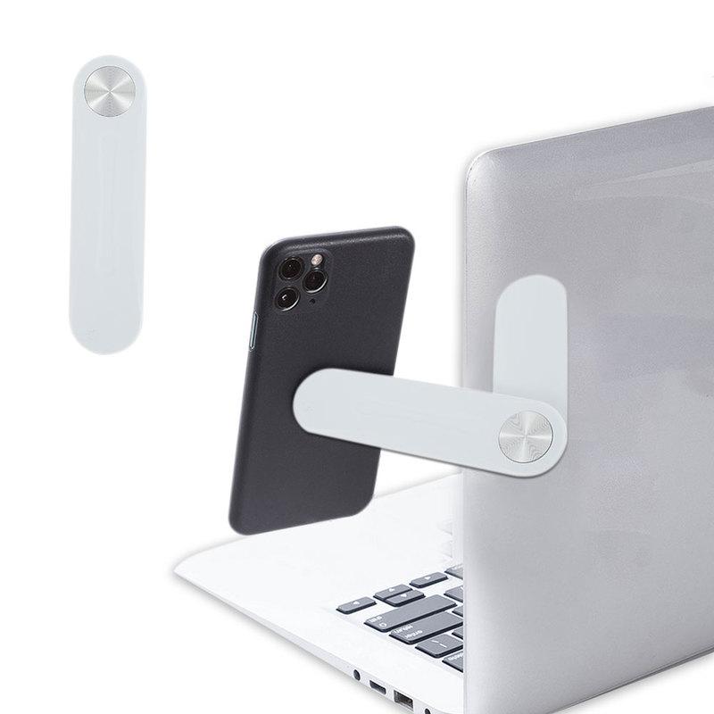 Laptop Phone Holder Adjustable Side Mount Clip Magnetic Computer Expansion Bracket Foldable Shrink C