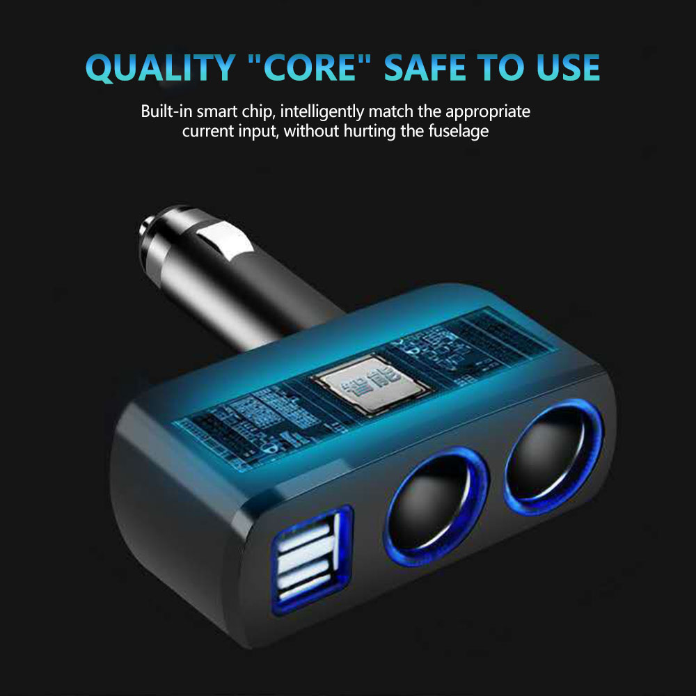 12V-24V Dual USB car charger Double Car Power Socket Splitter Charger Adapter Chargers
