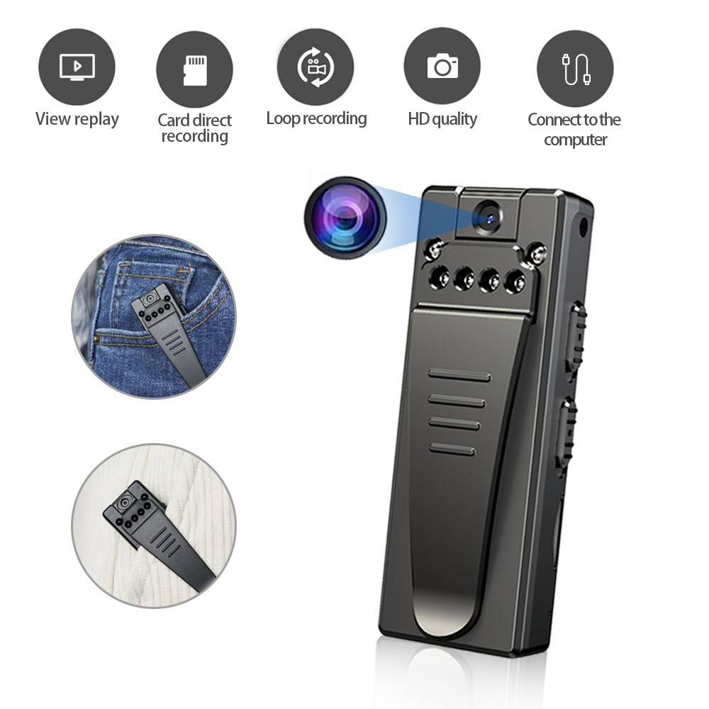 Pen With Mini Camera Police Pocket Cam Body Secret Night Vision Motion DV Microcamera Minicamera
