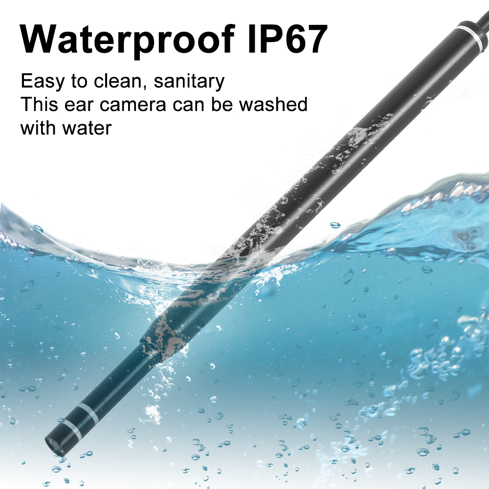 In Ear Cleaning Endoscope Spoon Mini Camera Ear Picker EarWax Removal Visual Ear Mouth Nose Otoscope