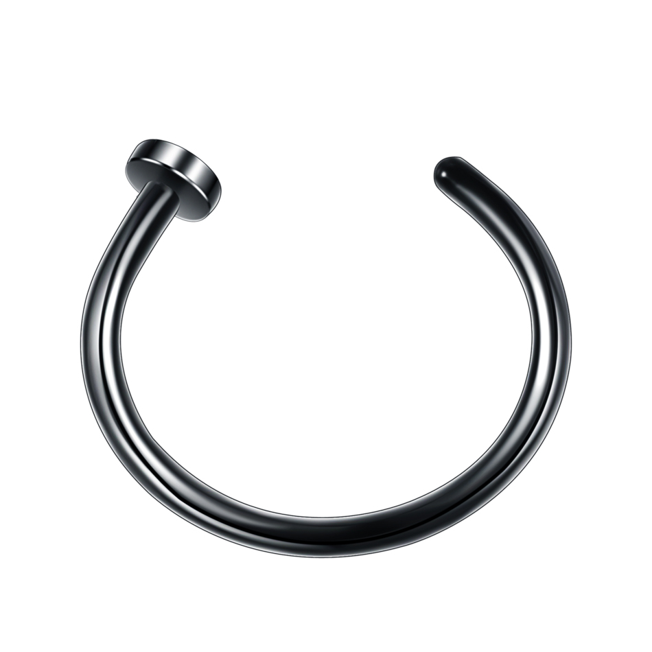 4Pcs Stainless Steel Fake Nose Ring Hoop Septum Rings for Women Fake Piercing Jewelry Non-Pierced