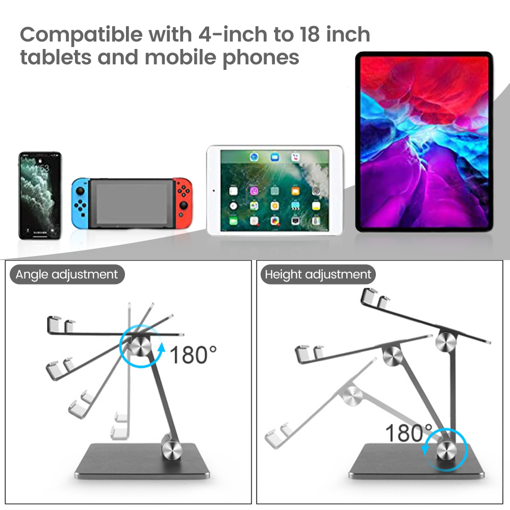 Foldable Holder Portable Tablet Stand Folding Table Bracket