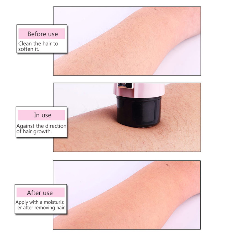 Mini Hair Removal Device Laser Epilator for Hair Razor for Women's Shaver Facial Epilator Travel
