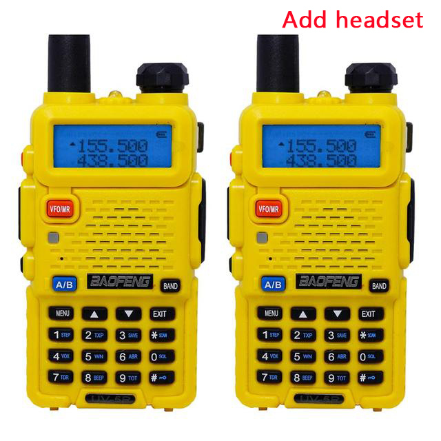 Portable Walkie Talkie Pofung UV-5R 5W VHF/UHF Radio Dual Band Two Way Radio UV 5r CB Radio