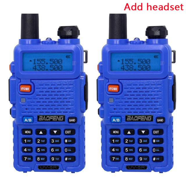 Portable Walkie Talkie Pofung UV-5R 5W VHF/UHF Radio Dual Band Two Way Radio UV 5r CB Radio