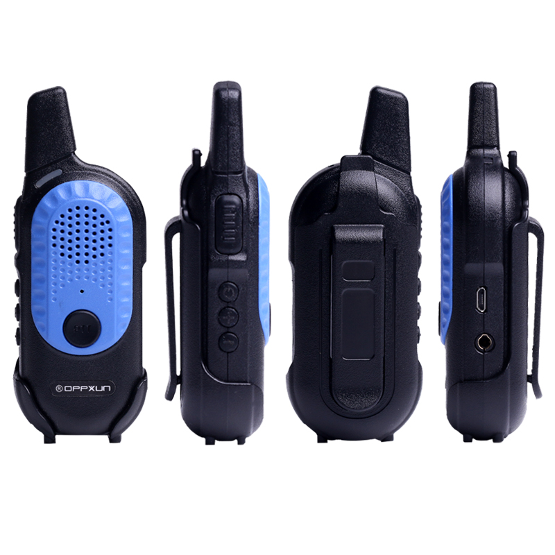 1PC Mini Walkie Talkie Small Headset Mounted Portable Handheld Ham 2 Way Radio Cb Transceiver
