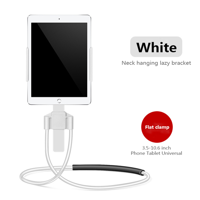New Flexible Mobile Phone Holder Tablet Holder Hanging Neck Lazy Necklace Bracket Bed 360 Degree Phones Tablet Holder Stand