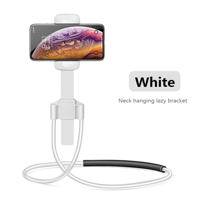 New Flexible Mobile Phone Holder Tablet Holder Hanging Neck Lazy Necklace Bracket Bed 360 Degree Phones Tablet Holder Stand