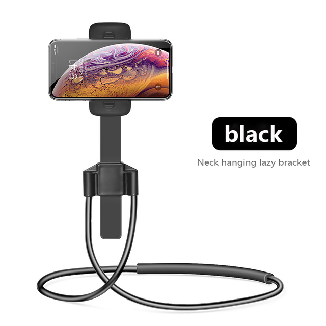 New Flexible Mobile Phone Holder Tablet Holder Hanging Neck Lazy Necklace Bracket Bed 360 Degree Phones Tablet Holder Stand