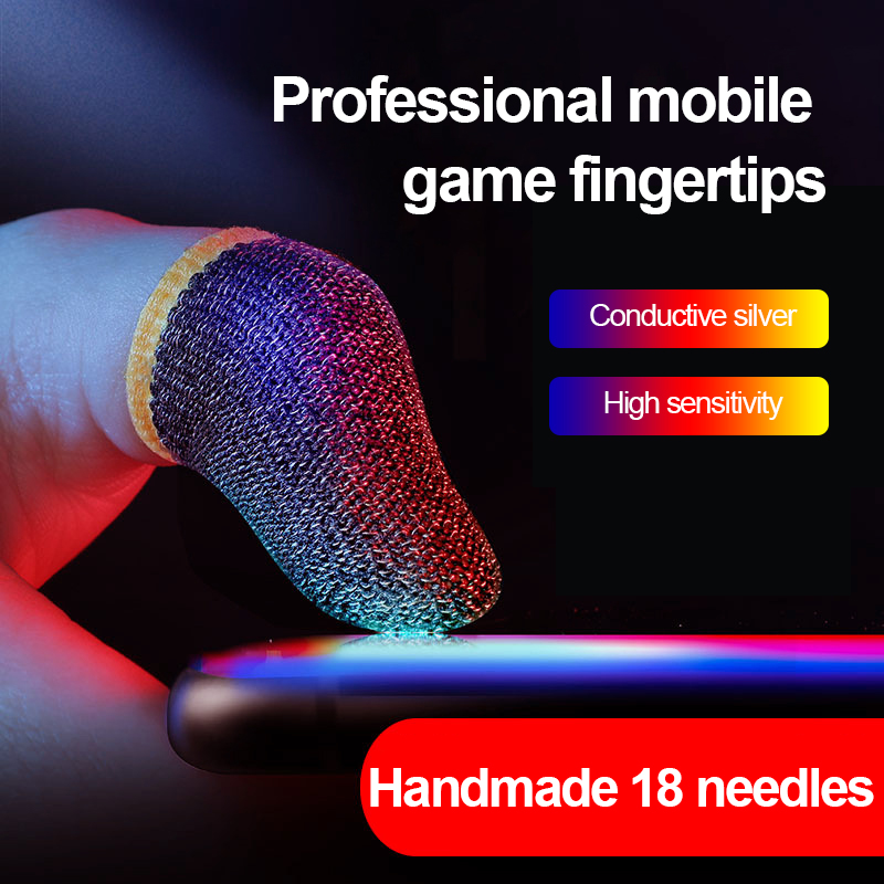 Finger Cover Breathable Game Controller Finger Sleeve For Pubg Sweat Proof Non-Scratch Touch Screen Gaming Thumb Gloves New