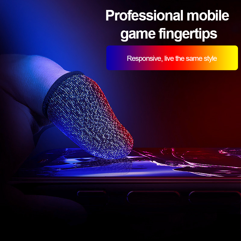 Finger Cover Breathable Game Controller Finger Sleeve For Pubg Sweat Proof Non-Scratch Touch Screen Gaming Thumb Gloves New
