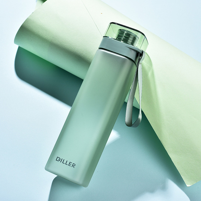 Water Bottle Portable Sports Travel Straight Drink Bottle Water Leakproof Outdoor Plastic Hot Drink Kitchen Supplies