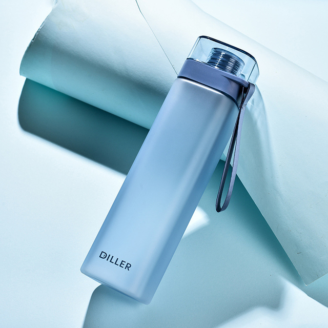 Water Bottle Portable Sports Travel Straight Drink Bottle Water Leakproof Outdoor Plastic Hot Drink Kitchen Supplies