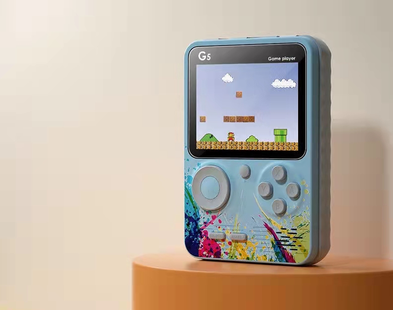 Video Game Consoles 500 Retro Games in 1 AV Out Two Player Gamepads  Rechargeable Battery Portable Game Players for Kids Gift