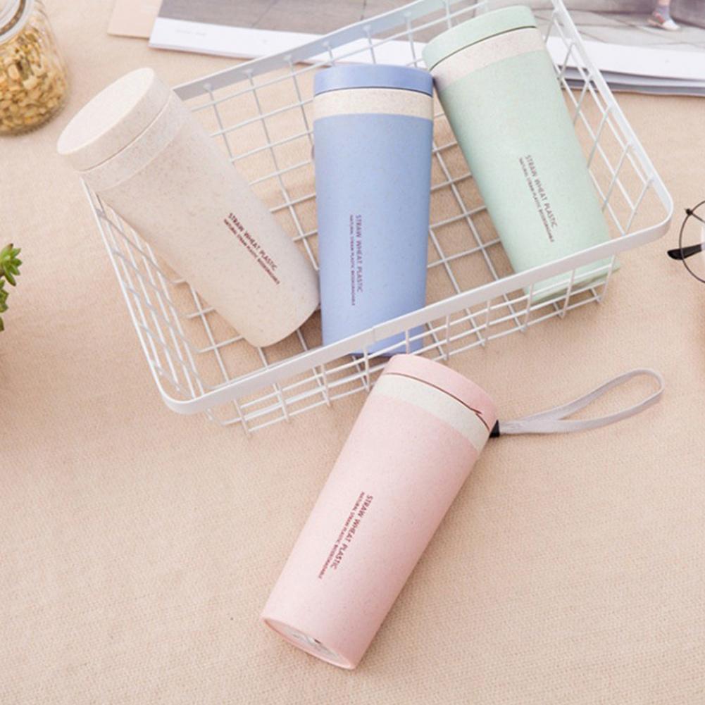 Travel Thermo Bottle Office Coffee Tea Bottle Cups Straw Plastlc Thermal Insulatio Cup for Tea Drinkware Kitchen
