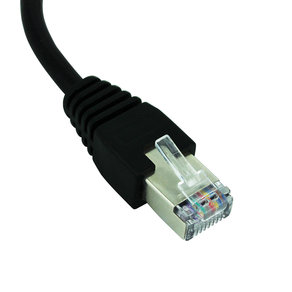 RJ45 1 Male to 2 Female Socket Port LAN Ethernet Network Splitter Y Stable Transmission Easy Adapter Cable
