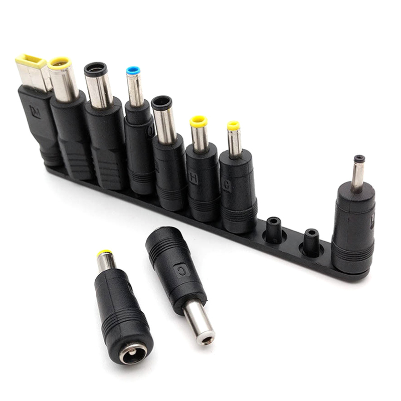 Notebook Laptop DC Power Charger Supply Adapter Tips Connector Jack to Plug Charging