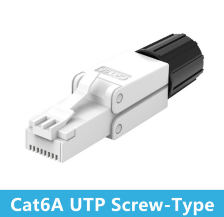 RJ45 Connector Unshield Shielded Field Cat6 Cat6A Cat7 Termination Plug For 23AWG Computer Network Ethernet LAN Wire
