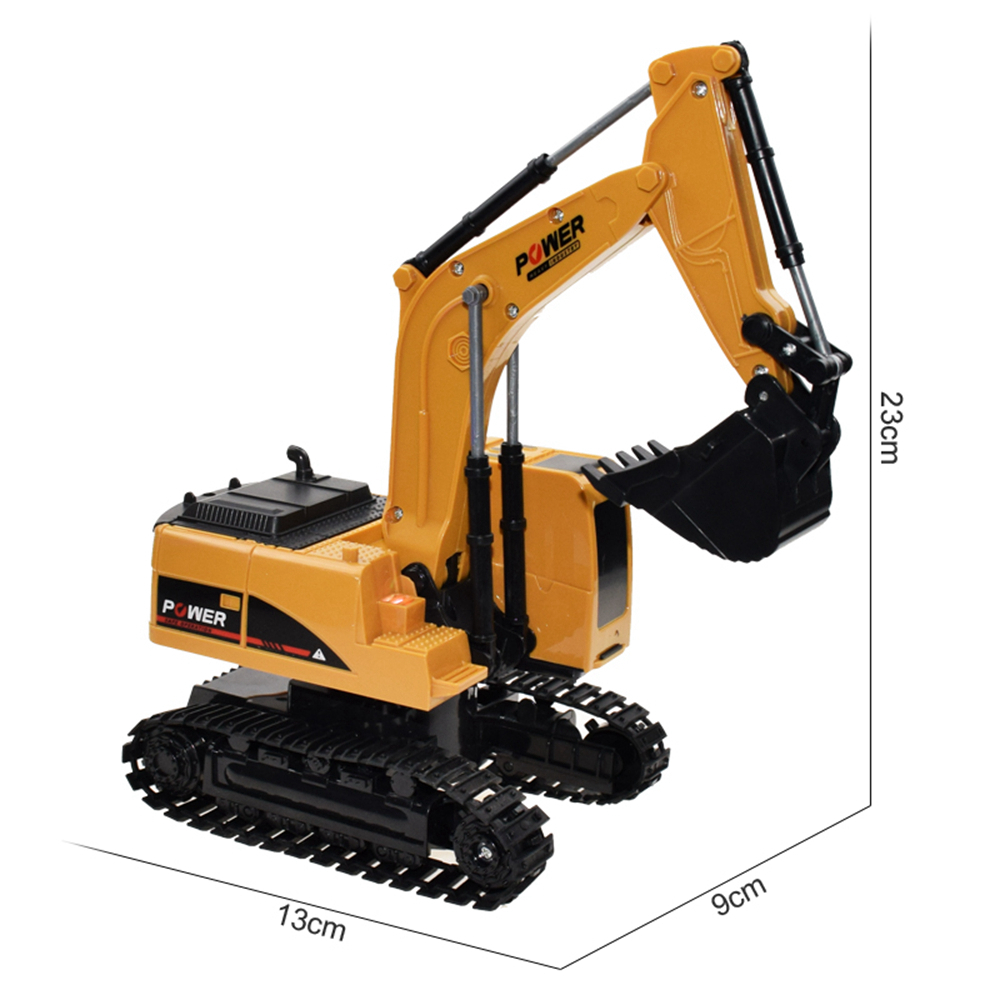 1:24 RC Trucks Mini Remote Control Bulldozer Alloy Plastic Engineering Car Dump Truck Crane Electric Excavator Toys