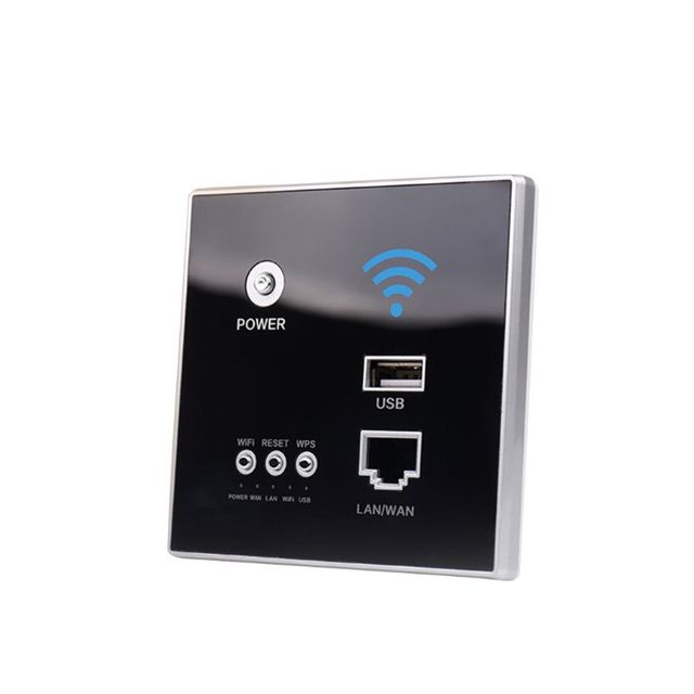 220V 300Mbps Smart Wireless WIFI Repeater Extender Wall Embedded Router Socket
