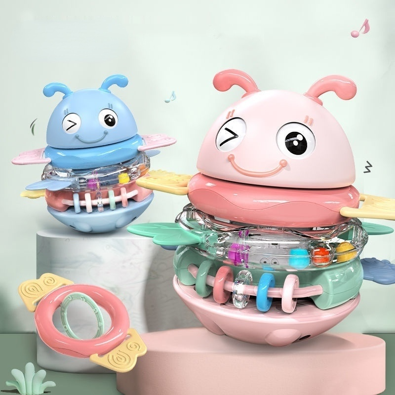 Montessori Toys For Newborns 0 12 Months Teethers Rattles For Baby Boy 13 24 Month Educational Musical Tumbler Crib Mobile