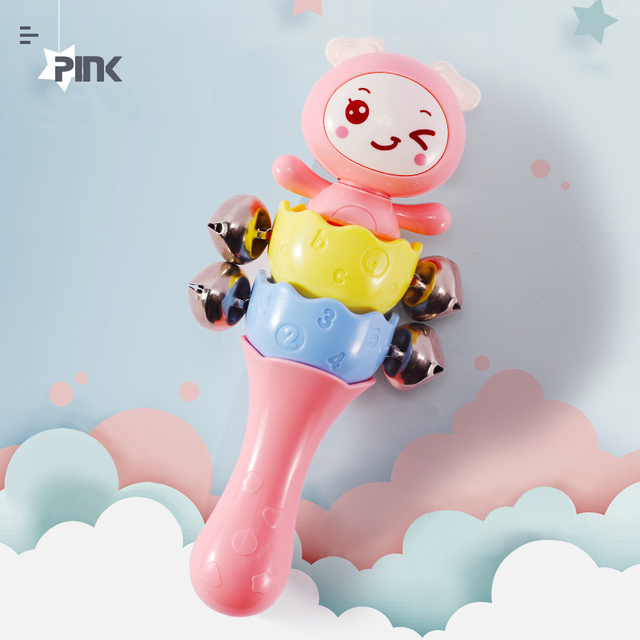 Baby Toys 0-12 Months Montessori Hand Shaking Toys Baby Rattles Crib Mobiles Toy 0-12 Months Newborn Infant Baby Boy Toys Gifts